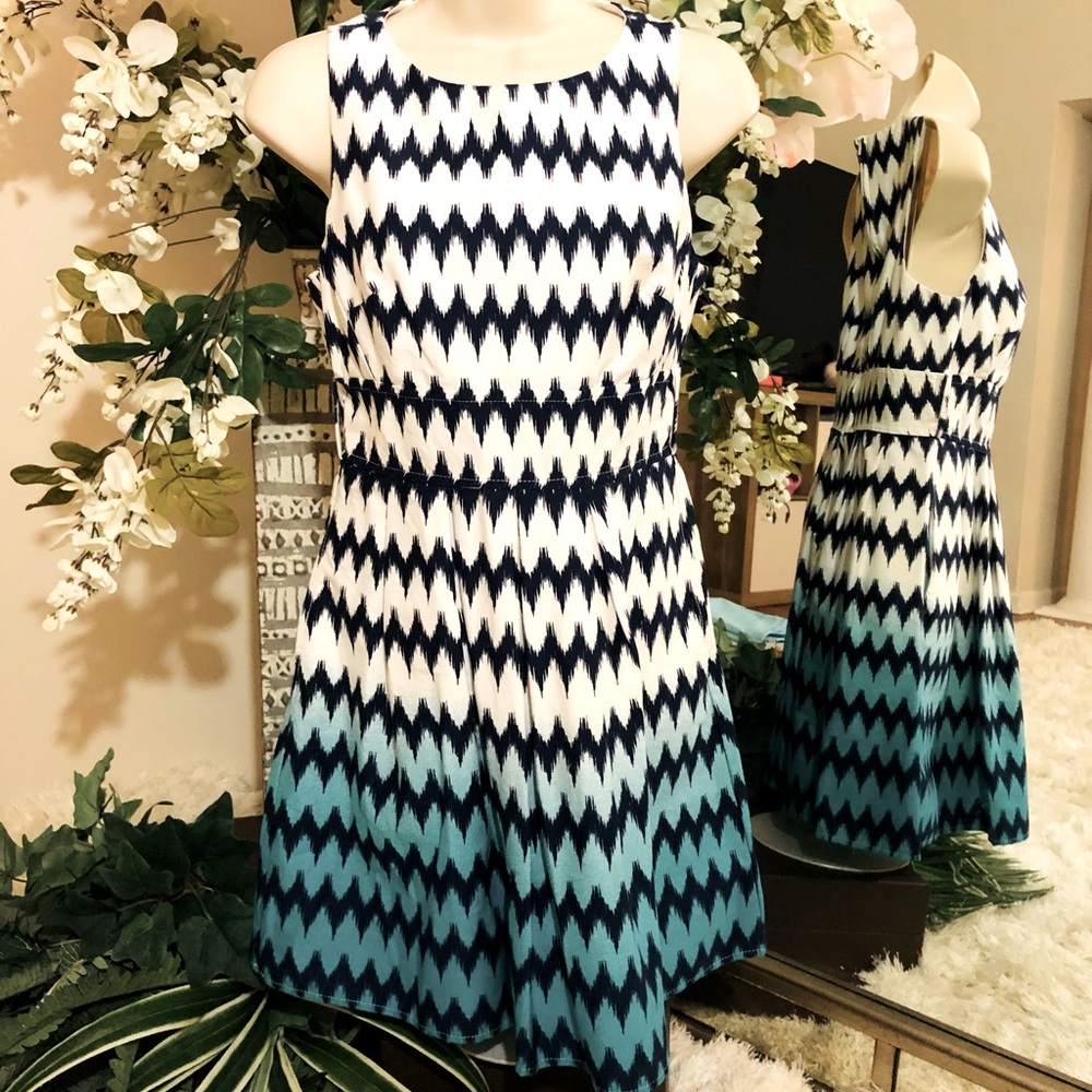 Teeze Me Zig Zag Mini Dress